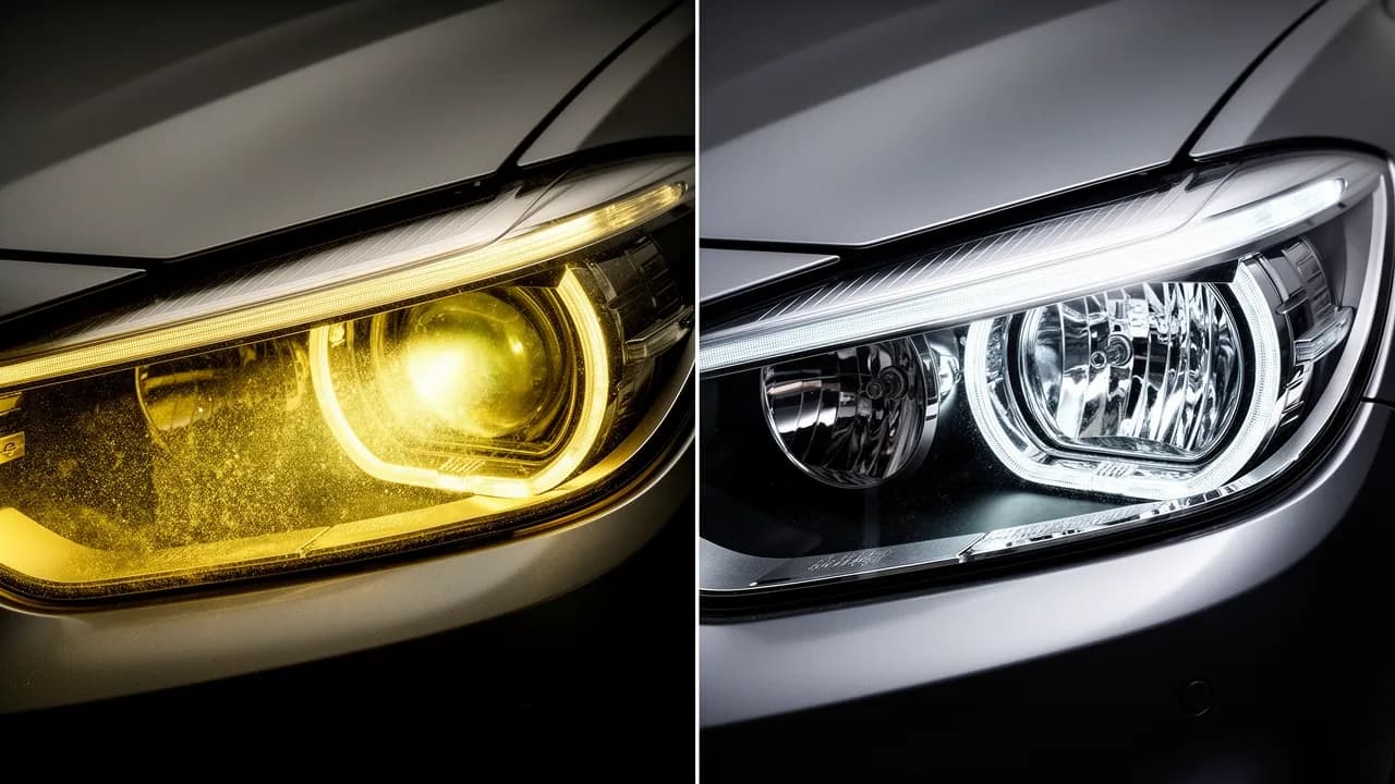 ¿CÓMO RESTAURAR LOS FAROS OPACOS Y AMARILLOS DE TU CARRO?